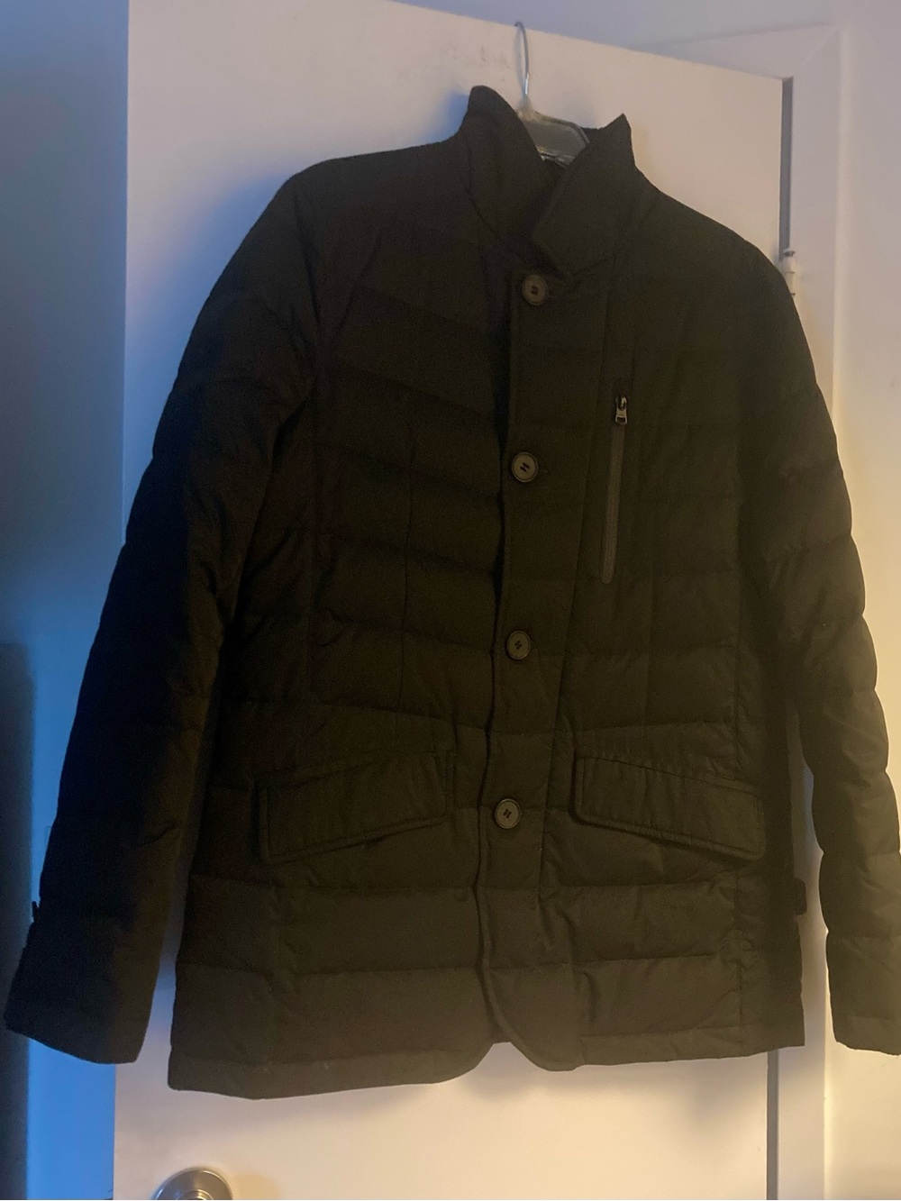 Men’s Black Tahari Puffer Jacket M